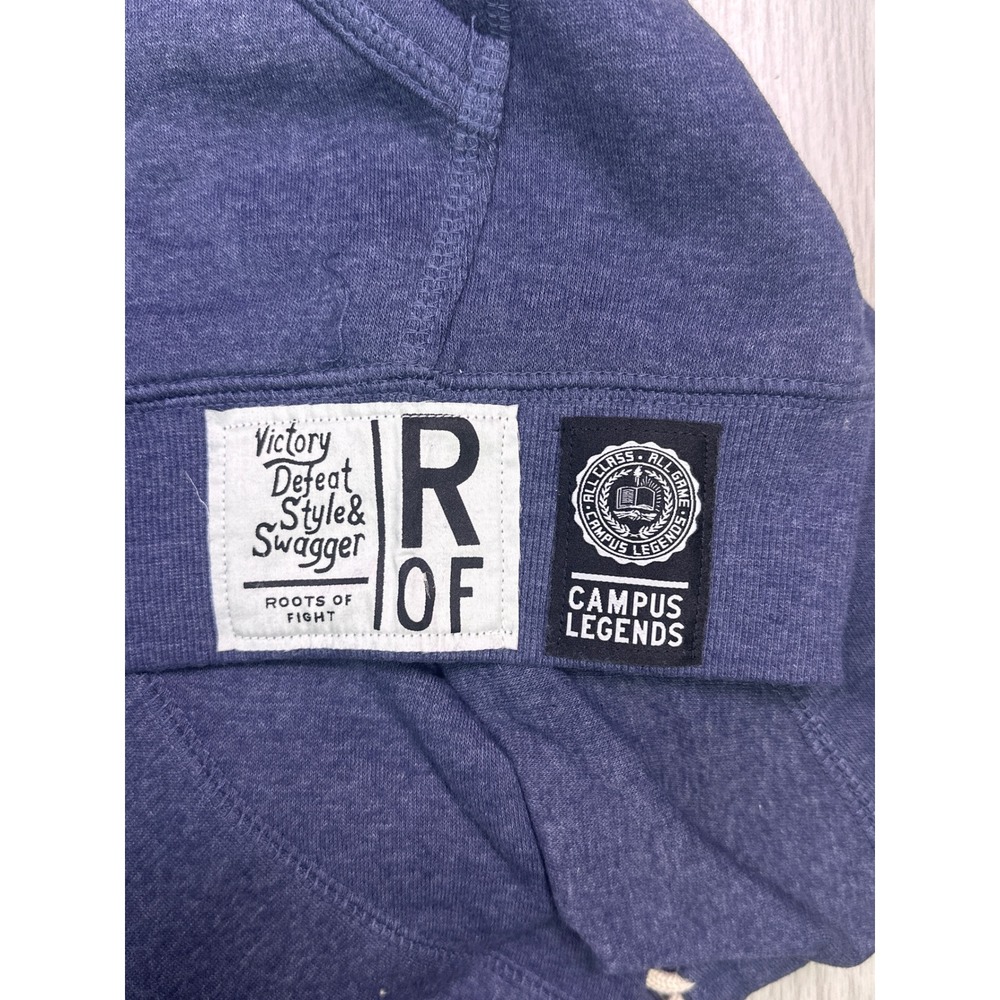 Roots of Fight UCLA Jackie Robinson Football Navy PO Hoody Large - Picture 6 of 11